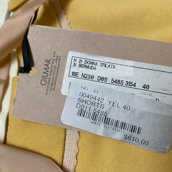 NWT: N°21 Donna Sfilata 51 Bermuda Shorts🌻🏷️ - Picture 8 of 8